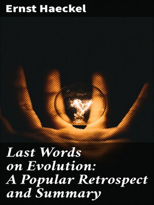 cover image of Last Words on Evolution